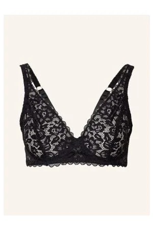 Calida Biustonosz Bez Fiszbin Natural Comfort Lace schwarz