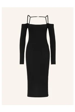 Jacquemus Sukienka Z Dzianiny Sierra schwarz
