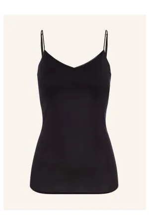 Hanro Koszulka Z Biustonoszem Cotton Seamless schwarz
