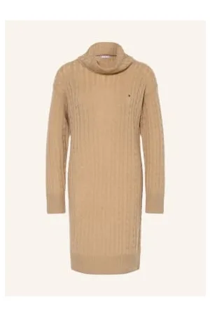Tommy Hilfiger Sukienka Z Dzianiny braun