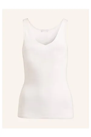 Hanro Top Woolen Silk Z Wełny Merino Z Dodatkiem Jedwabiu weiss