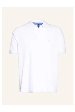 Fynch-Hatton Koszulka Polo Z Piki weiss