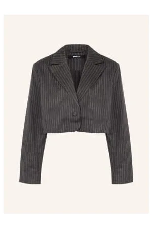 Gina Tricot Krótki Blezer Annelie grau