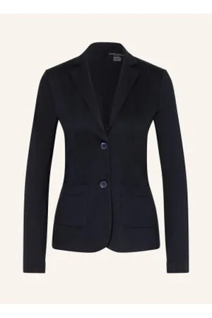 Majestic Blezer Z Dżerseju blau