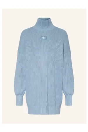 Calvin Klein Sukienka Z Dzianiny blau