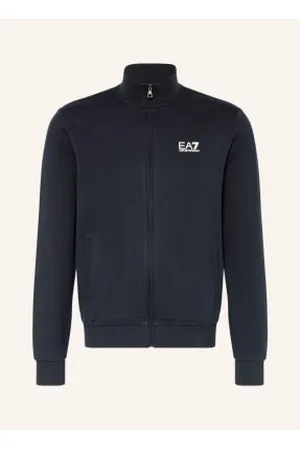 EA7 Bluza Rozpinana blau