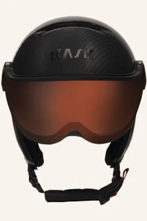 Kask Narciarski Elite Z Wizjerem schwarz