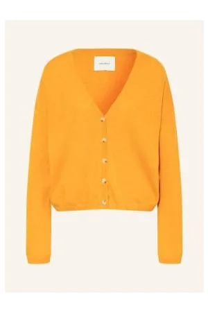 Lisa Yang Kardigan Abby Z Kaszmiru orange