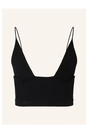 Dsquared2 Krótki Top Z Dzianiny schwarz