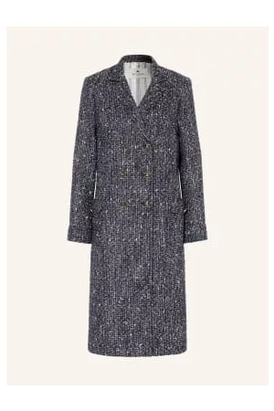 Etro Płaszcz Bouclé blau