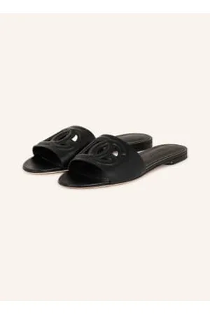 Dolce & Gabbana Klapki schwarz