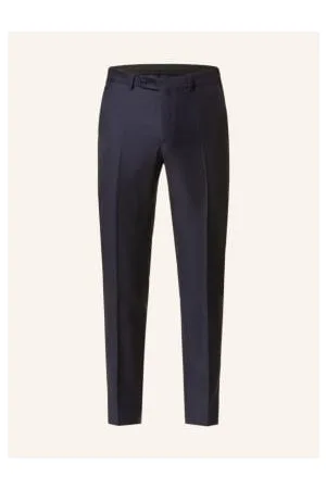 Digel Spodnie Garniturowe Per Regular Fit blau