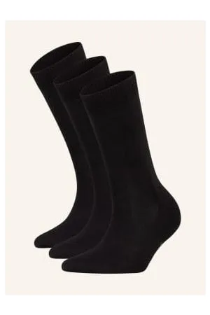 Falke Skarpety Family, 3 Pary schwarz