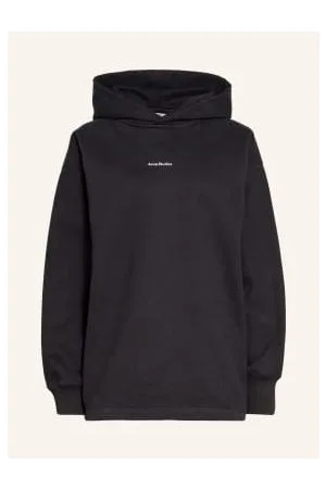 Acne Studios Bluza Z Kapturem Oversize schwarz