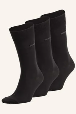 HUGO BOSS Skarpety, 3 Pary schwarz