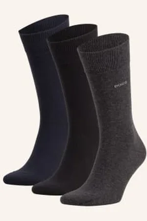 HUGO BOSS Skarpety, 3 Pary blau