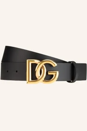 Dolce & Gabbana Pasek Skórzany schwarz