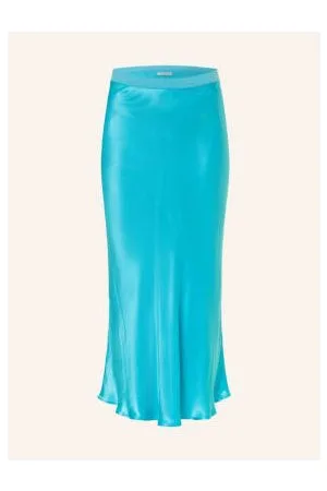 lilienfels Spódnica Satynowa blau