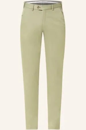 Hiltl Chinosy Extra Slim Fit gruen