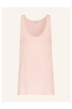 Etro Top Z Jedwabiu rosa