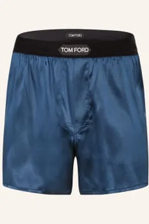 Tom Ford Bokserki Z Jedwabiu blau