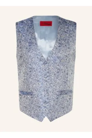 Wilvorst Kamizelka Garniturowa Slim Fit blau