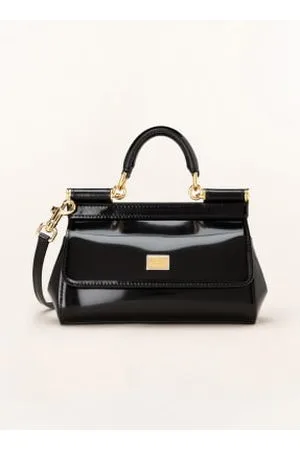 Dolce & Gabbana Torba Na Ramię Sicily Mini schwarz