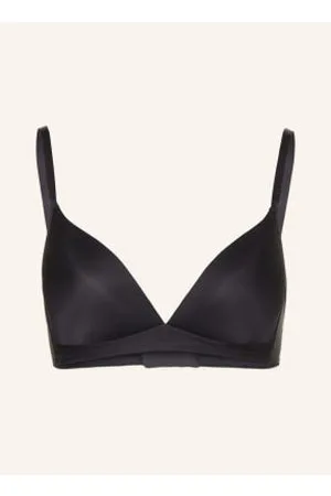 Hanro Biustonosz Usztywniany Satin Deluxe Z Satyny schwarz