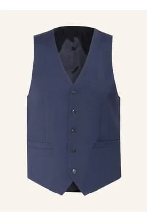 Tiger of Sweden Kamizelka Garniturowa Wayde Extra Slim Fit blau