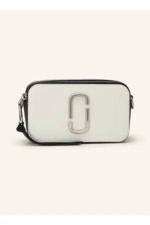 Marc Jacobs Torba Na Ramię Ze Skóry Saffiano Snapshot weiss