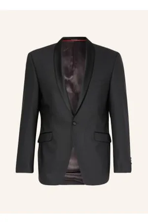 Wilvorst Marynarka Smokingowa Slim Fit schwarz