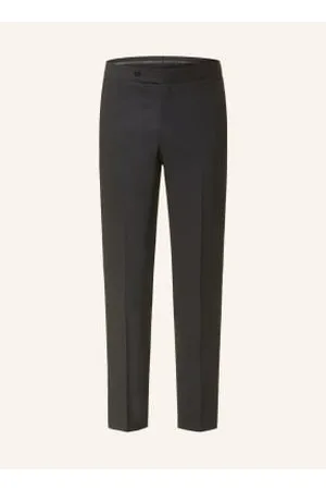 Wilvorst Spodnie Garniturowe Slim Fit schwarz