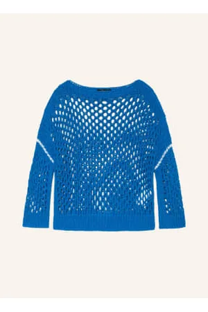 Marc Cain Kobieta Swetry i Pulowery - Sweter Z Rękawem 3/4 blau