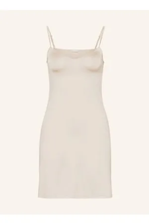 Hanro Koszula Nocna Satin Deluxe Z Satyny beige