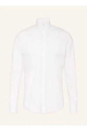 Wilvorst Koszula Smokingowa Extra Slim Fit Ze Stójką I Mankietem Wywijanym weiss