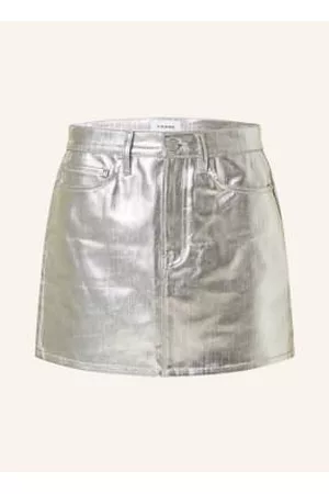 Frame Kobieta Spódnice mini - Spódnica Le Mini Skirt silber