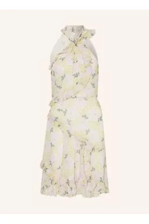 Ted Baker Kobieta Sukienki Z Falbankami - Sukienka Suttonn Z Falbankami I Błyszczącą Przędzą gelb