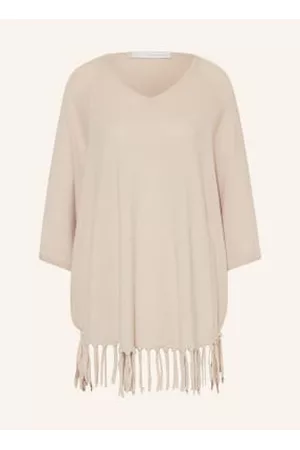 Herzen's Poncza i Peleryny - Ponczo Z Kaszmirem beige