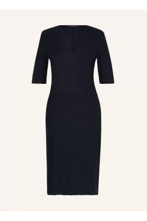 Betty Barclay Kobieta Sukienki - Sukienka Z Dżerseju W Stylu Kopertowym blau