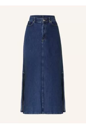 7 for all Mankind Kobieta Spódnice jeansowe - Spódnica Jeansowa blau