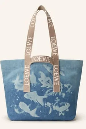 Loewe Torba Shopper Fold Shopper blau