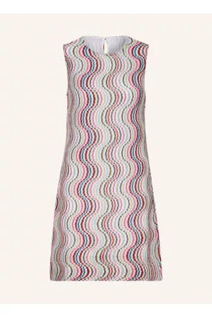 Missoni Kobieta Sukienki Dzianinowe - Dzianinowa Sukienka Z Błyszczącą Przędzą pink