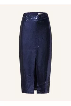 Reiss Spódnice Cekinami - Spódnica Dakota Z Cekinami blau