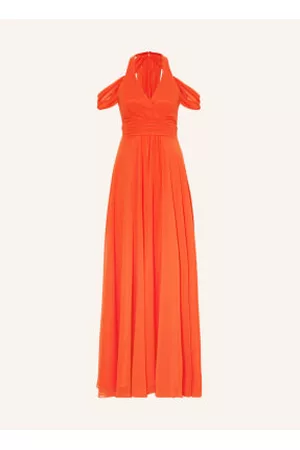 Vera Mont Kobieta Sukienki koktajlowe i wieczorowe - Sukienka Wieczorowa orange
