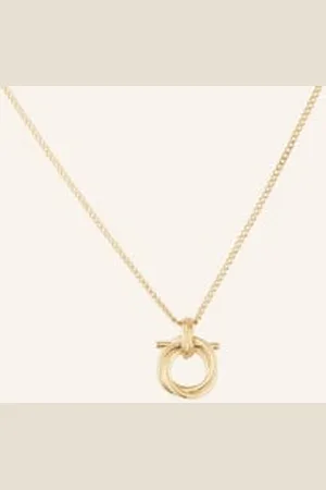 Salvatore Ferragamo Łańcuszek Evoxmini gold