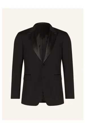 Tiger of Sweden Marynarka Smokingowa Justinttux Regular Fit schwarz