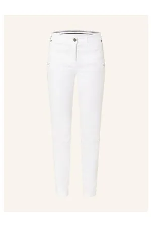 Luisa Cerano Jeansy Skinny weiss