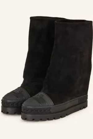Casadei Botki Na Platformie Ginnica schwarz