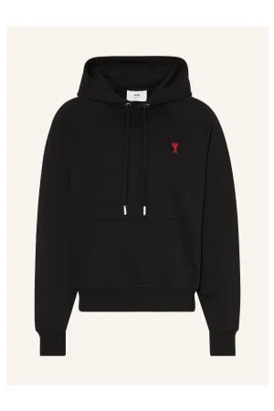 Ami Bluza Z Kapturem schwarz