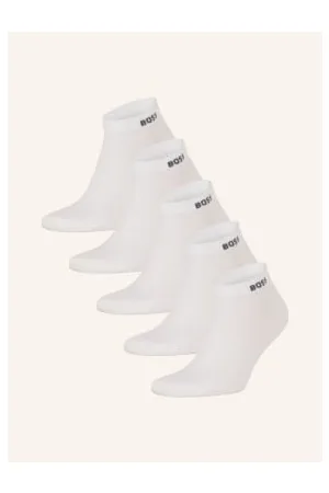 HUGO BOSS Skarpety, 5 Par weiss